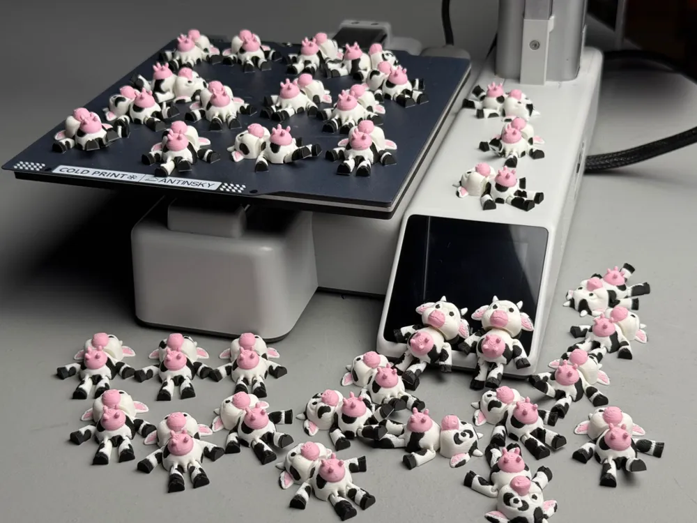 Cow Keychain