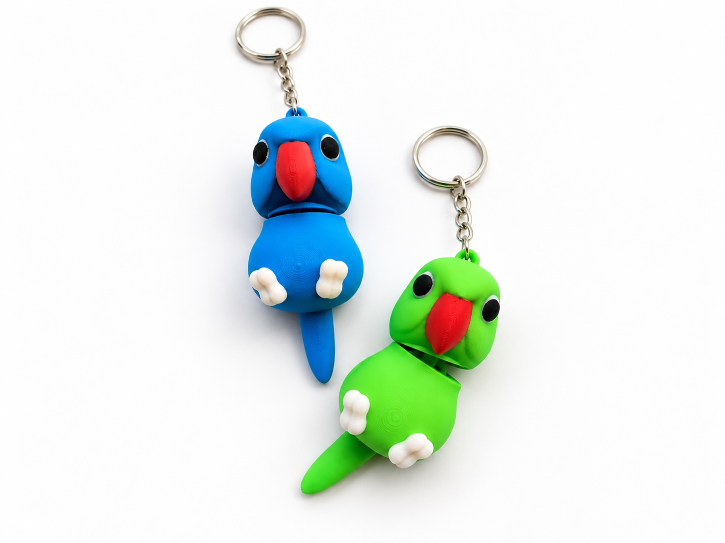 Ringneck Parrot Keychain